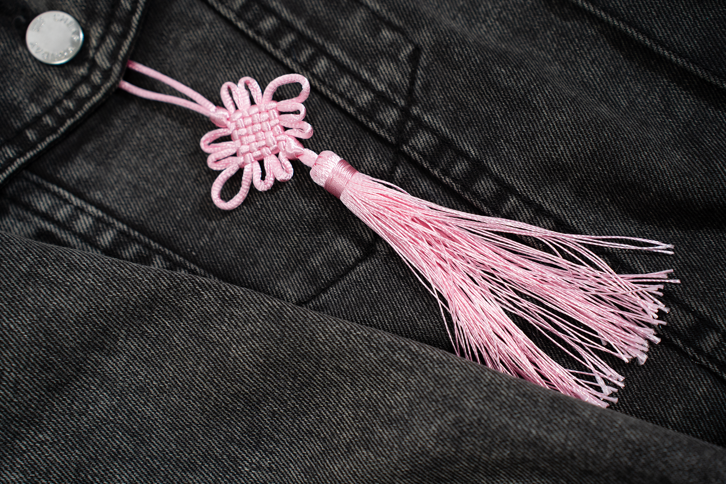 Blossom Revival – Upcycled Denim Jacket 🌸